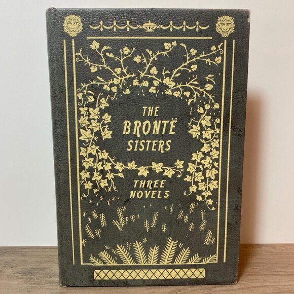 The Bronte Sisters Hollow Book Stash Storage Hardcover Vintage Style Home Decor - Picture 1 of 6